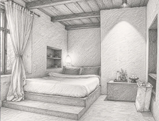 Cozy reading nook with soft light and quiet corners